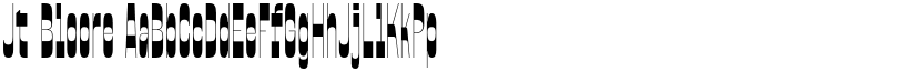 Jt Bloore font