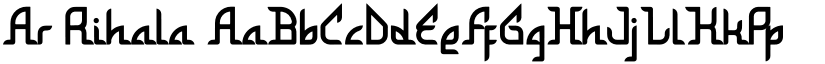 Ar Rihala font