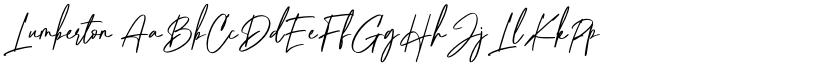 Lumberton font