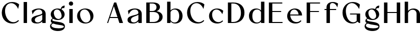 Clagio font