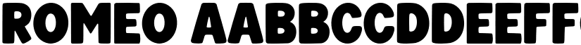 Romeo font