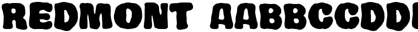Redmont font
