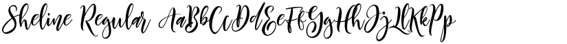 Sheline Regular font