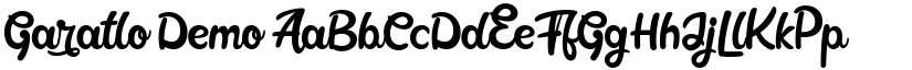 Garatlo Demo font