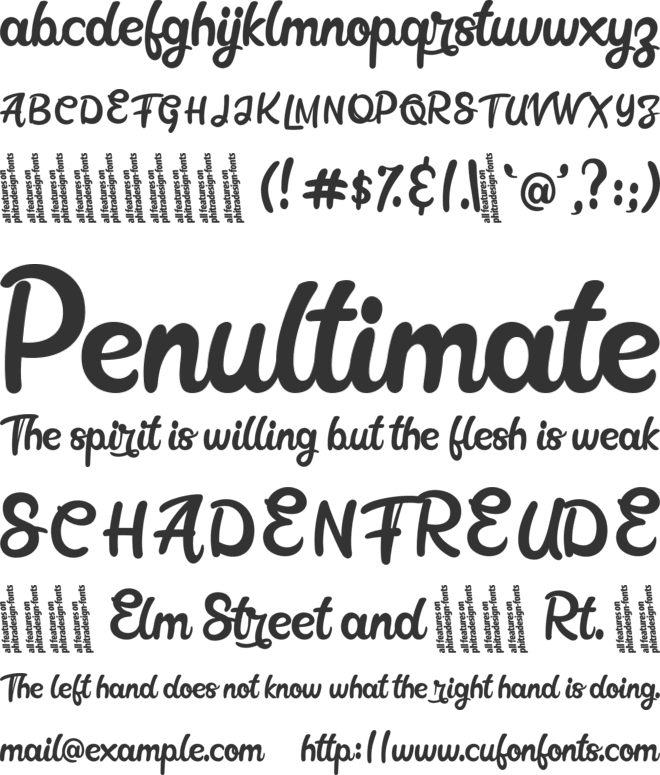 Garatlo font preview