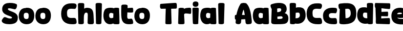 Soo Chlato Trial font