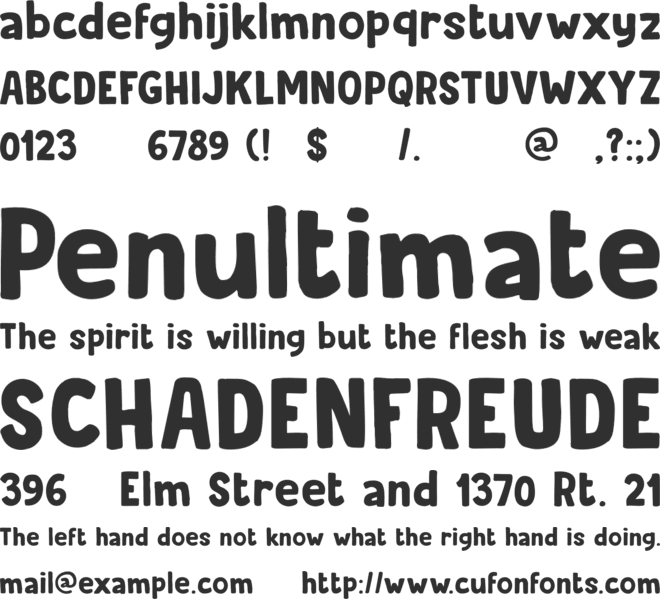 Beanstalker DEMO font preview