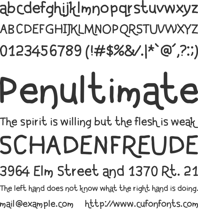 Microtyper font preview