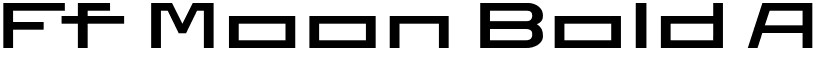 Ff Moon Bold font