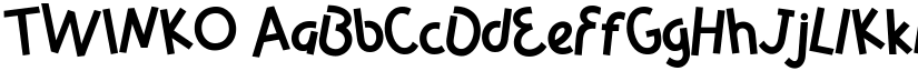 TWINKO font