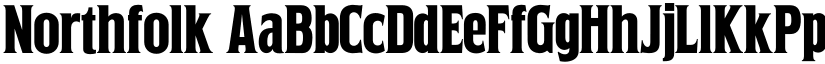 Northfolk font
