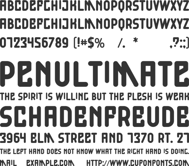 Heref font preview
