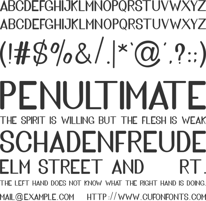 Golden Bridge Sans font preview