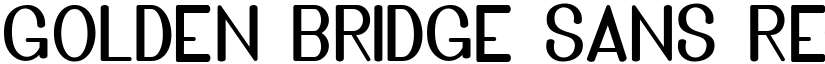 Golden Bridge Sans Regular font