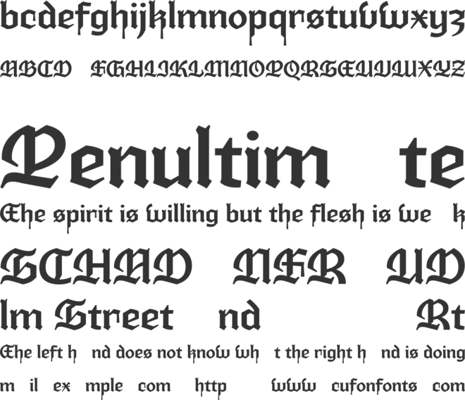Ghivenic font preview