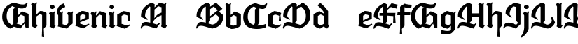 Ghivenic font