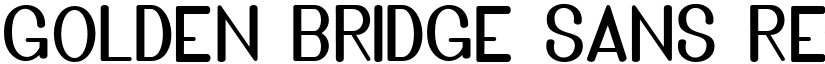 Golden Bridge Sans Regular font