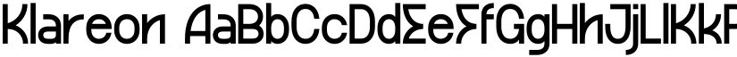 Klareon font download