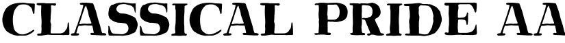 Classical Pride font download
