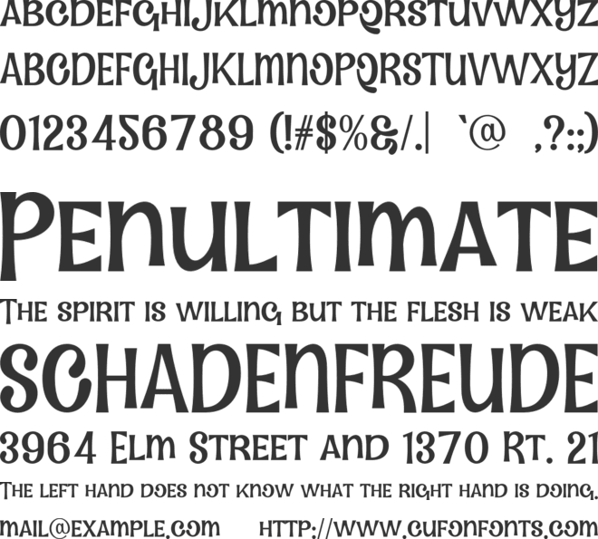 CRILAS font preview