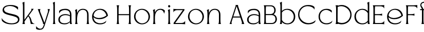 Skylane Horizon font download