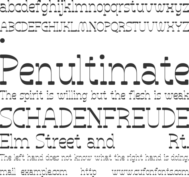 MUKASA font preview