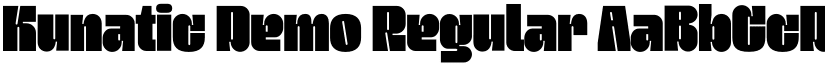 Kunatic Demo Regular font
