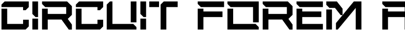 Circuit Forem font download
