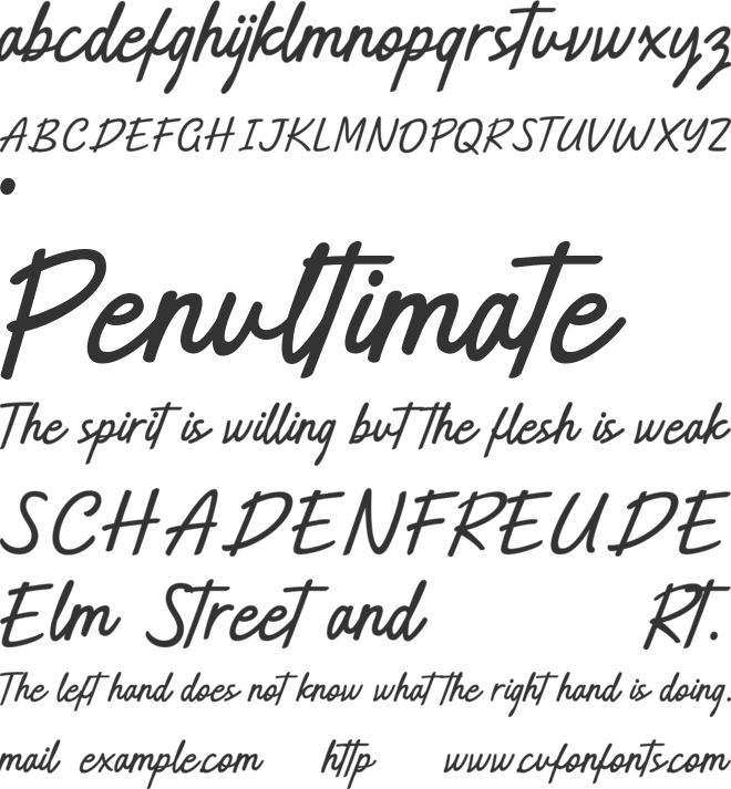ASTELLO font preview