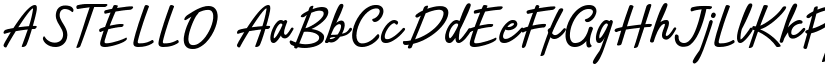 ASTELLO font download