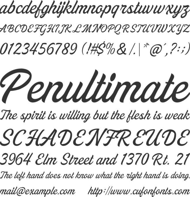 Scrakers font preview
