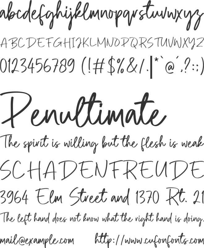 Golden Brown font preview