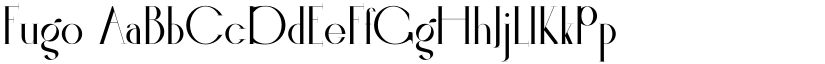 Fugo font