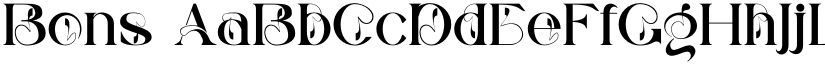 Bons font