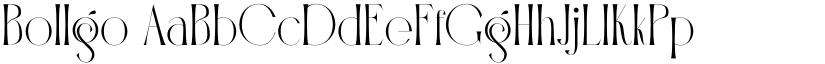 Bollgo font