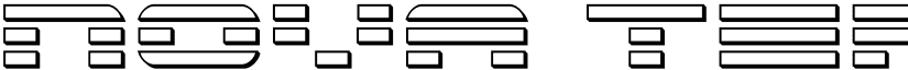 Nova Terra 3D font