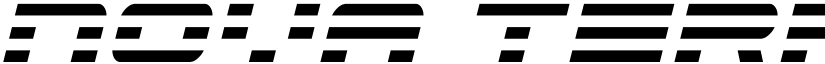 Nova Terra Condensed Italic font