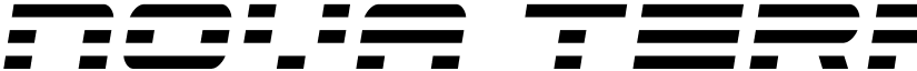 Nova Terra Condensed Semi-Ital font