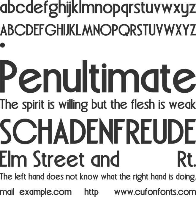 LARITZA font preview