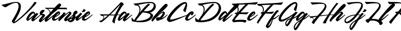 Vartensie font download