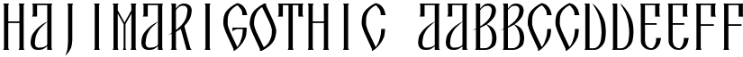 HajimariGothic font download