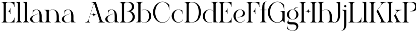 Ellana font