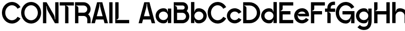 CONTRAIL font
