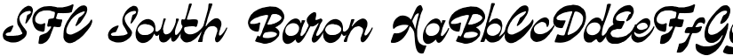 SFC South Baron font download