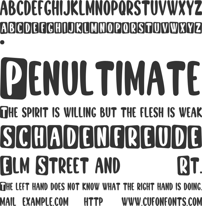 TWINKLE HOLIDAY SQUARE font preview