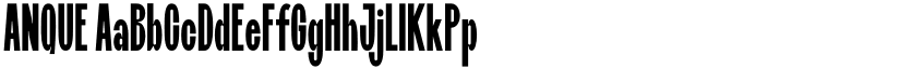 ANQUE font