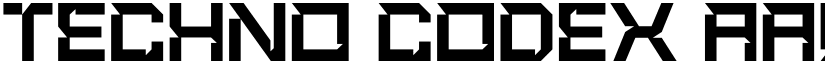 Techno Codex font download