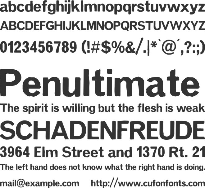 Letrasatt font preview