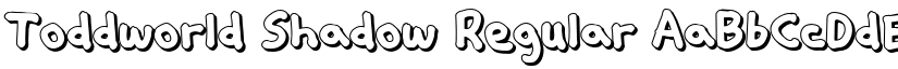 Toddworld Shadow Regular font