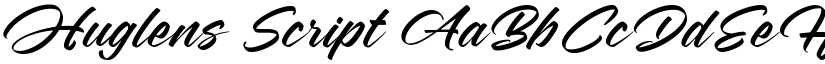 Huglens Script font download